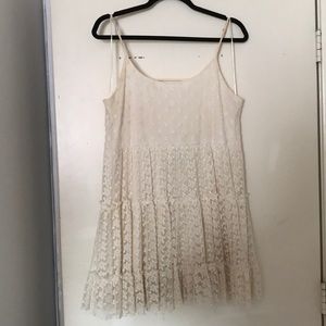 Cream cami dress